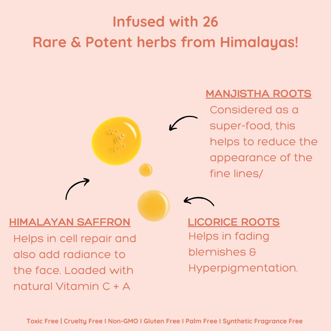 Rani | Glowing Anti-aging Face Serum - Kumkumadi Oil | Aroha Oils