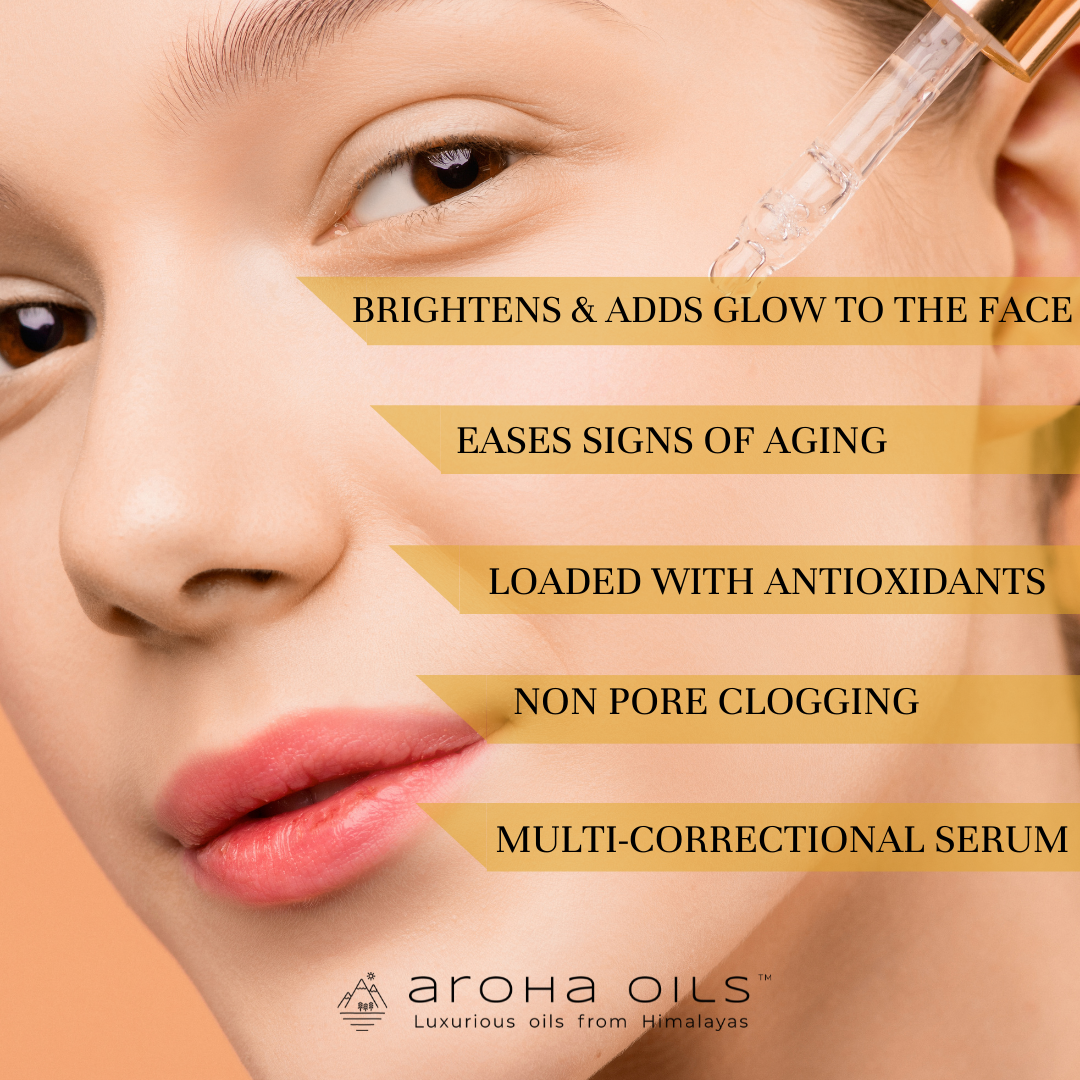 Rani | Glowing Anti-aging Face Serum - Kumkumadi Oil | Aroha Oils